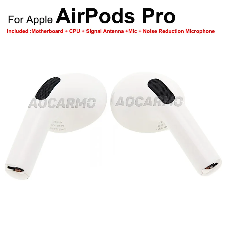 Aocarmo Earphone Bottom Lower Half Accessory Part Mainboard+CPU+Signal Antenna +Noise Reduction Microphone Flex For AirPods Pro