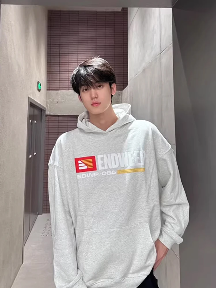 

Мужская толстовка American Sle Heavyweight с принтом, белая, свободного кроя, для пар, осенняя, повседневная, уличная одежда