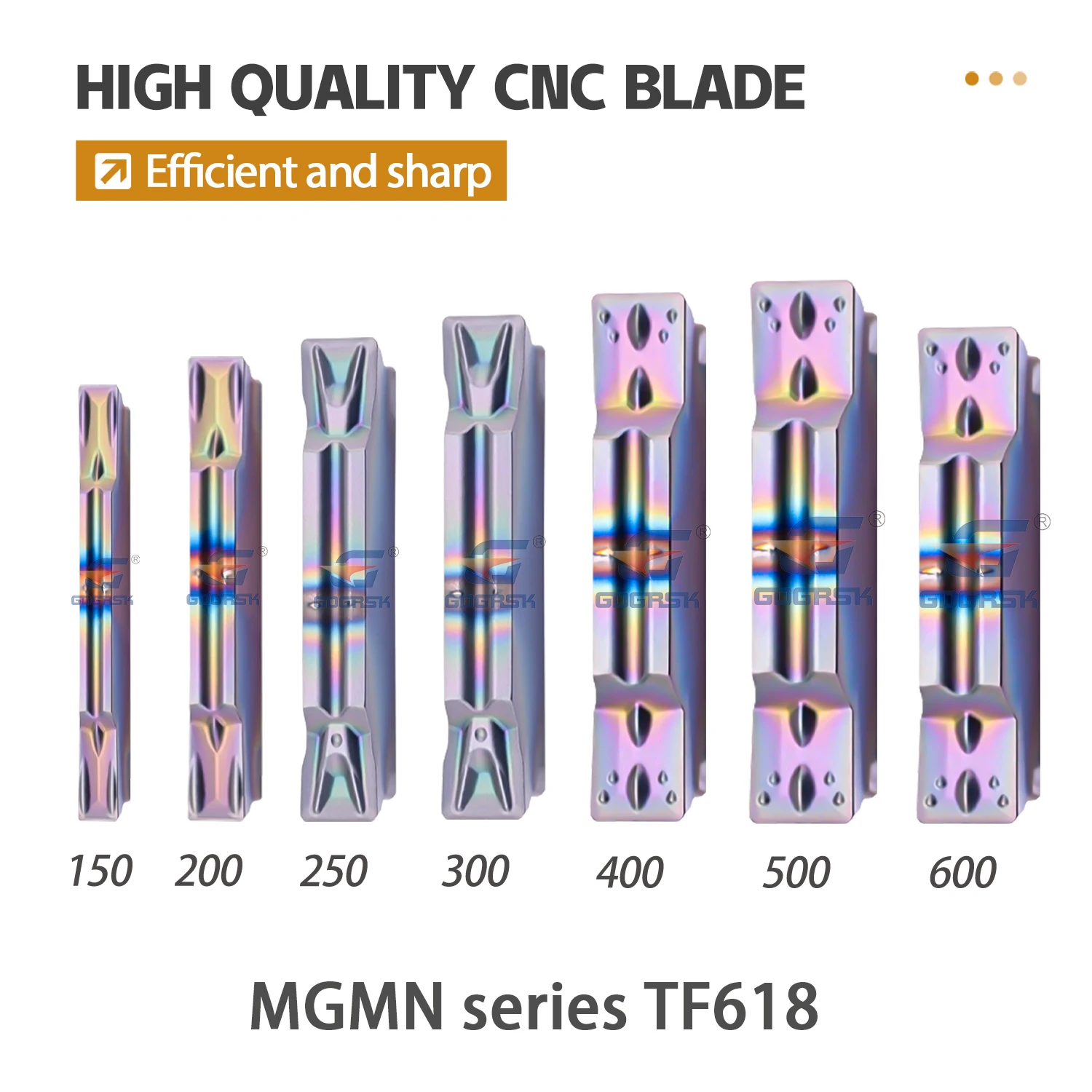 DESKAR 100% الأصلي CNC الملونة محفور الصلب الأخدود شفرة القطع MGMN200/250/300/400/500-G/T/M الأخدود شفرة قطع الحبوب