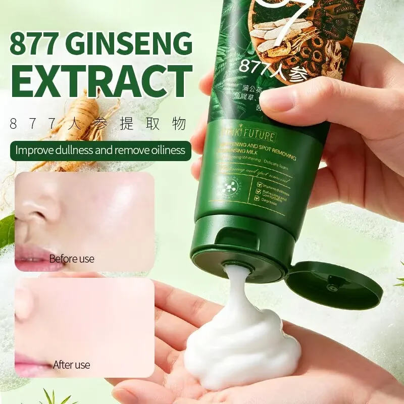 pink-future-ginseng-extract-foaming-cleanser-deep-oil-control-refreshing-skin-whitening
