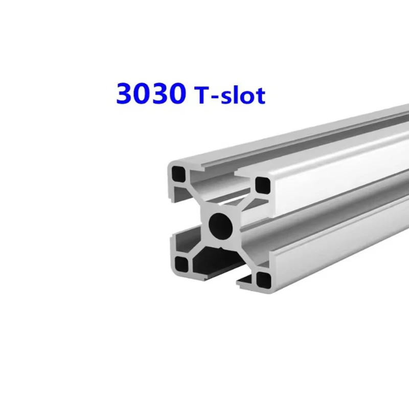 1PC 2PCS 100-550mm Silver 3030 T-Slot Aluminum Extrusion Profile European Standard Anodized Linear Rail for 3D Printer Parts DIY