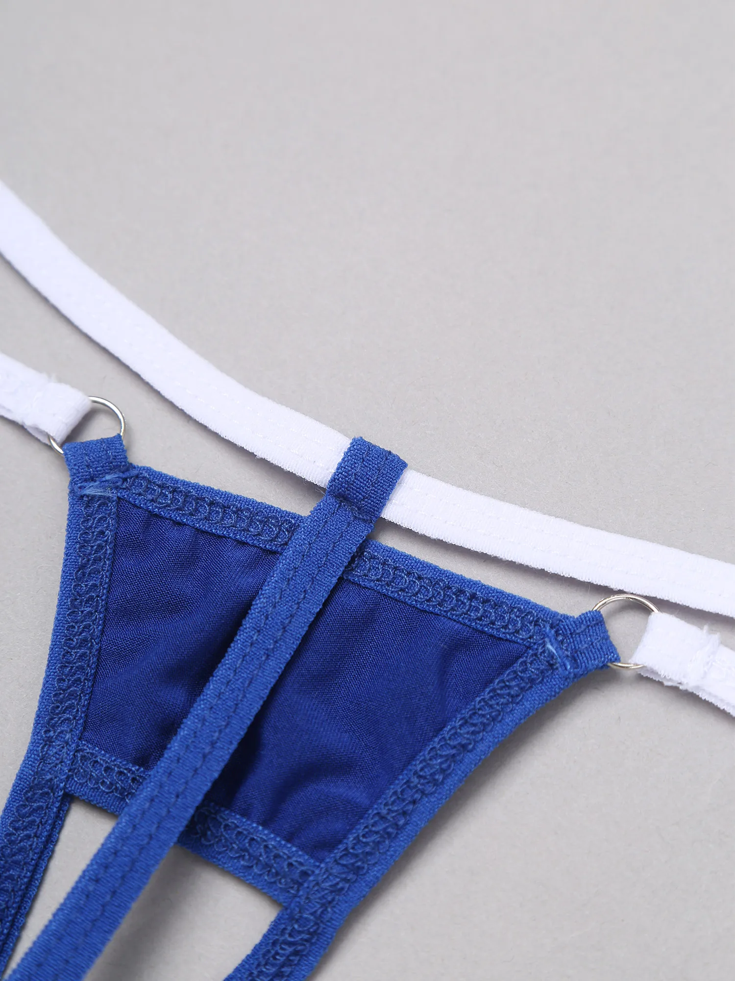 Womens Sexy Micro Bikini Thongs Briefs Swimsuit Low Rise Spaghetti Strap Cutout Panties T-back Beach Bathing Swimwear Clubwear