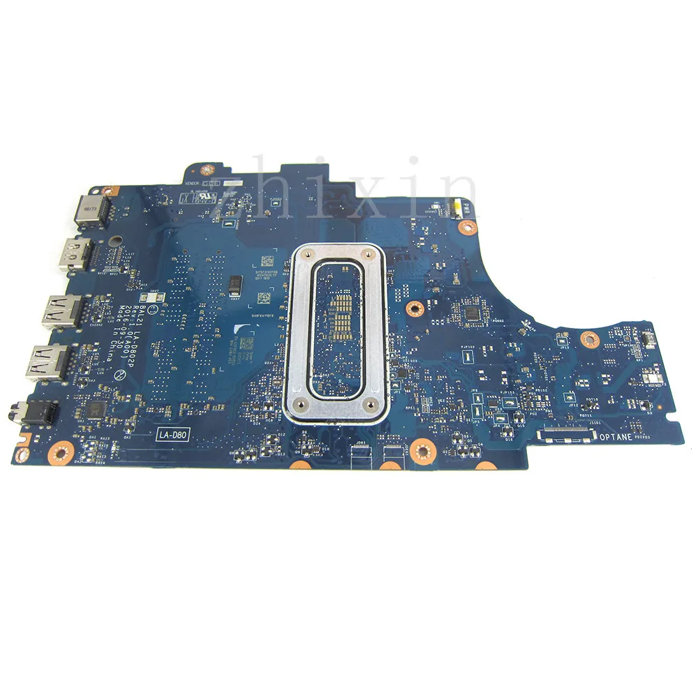 

For Dell Inspiron 15 5567 17 5767 Laptop Motherboard With i5-7200U CPU DDR4 BAL21 LA-D802P CN-0DG5G3 DDR4 mainboard