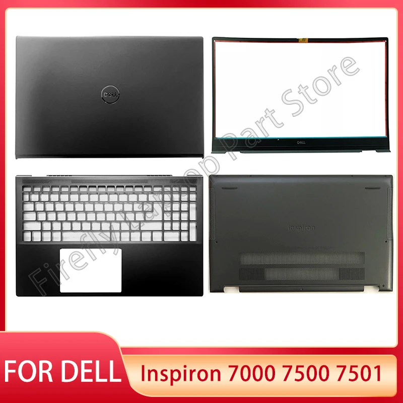 

NEW For DELL Inspiron 7000 7500 7501 Laptop Notebook Screen LCD Back Cover Front Bezel Palmrest Bottom Case