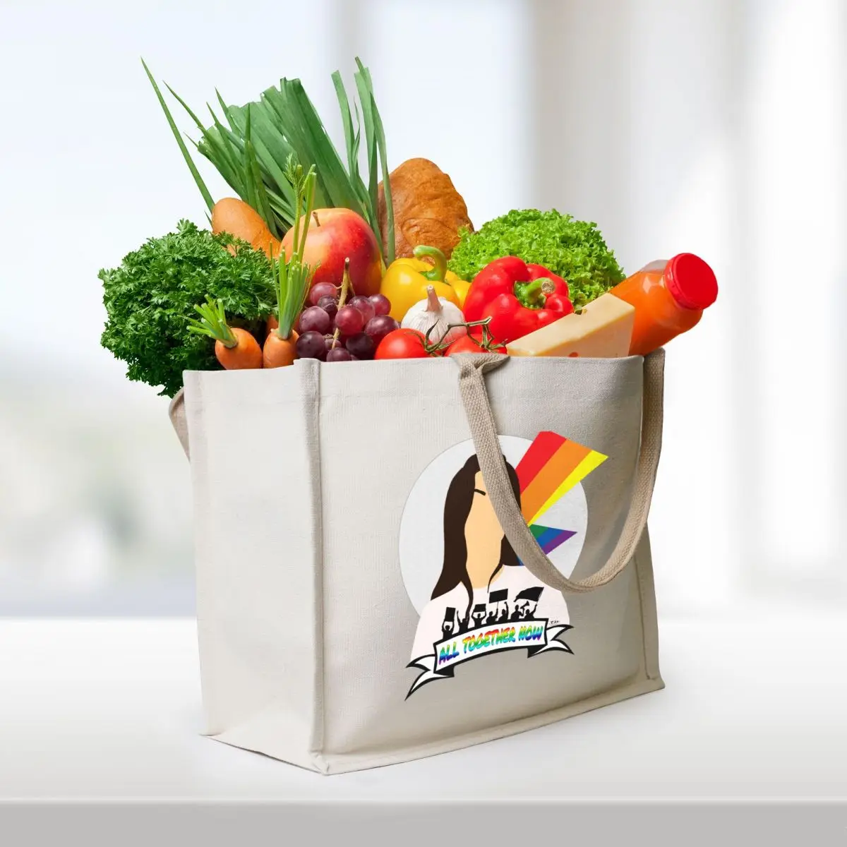 Love Wins Pride Tote Bag حقائب يد نسائية حقائب نسائية 2025 حقيبة تسوق محمولة حقائب للمتسوقين #3