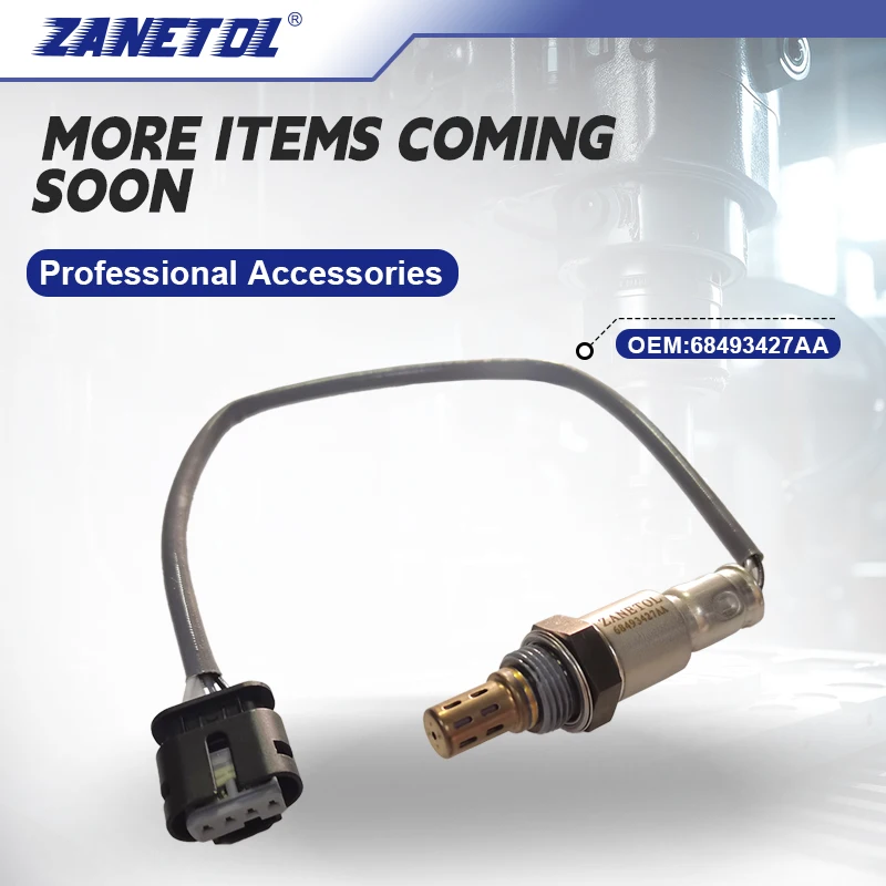 ZANETOL 산소 (O2) 센서 자동차 액세서리 JEEP GRAND WAGONEER 용 소모품 부품 2022 ~ 2023 JEEP WRANGLER 2021 ~ 2024 68493427 AA
