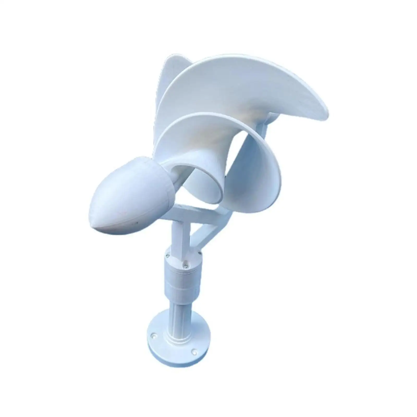 Spiral Micro Wind Generator Compact Easy Install Vertical Wind Turbine Kit for Boats Rooftops Small Spaces
