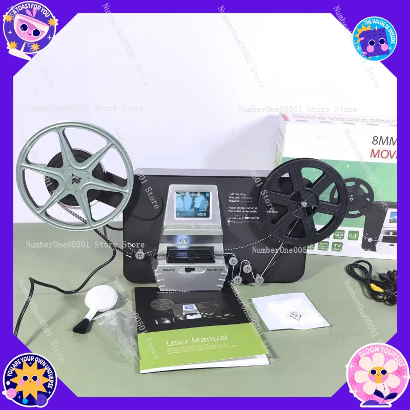 

Портативный сканер для пленки Super8mm: преобразование пленки в цифровой формат с записью на карту памяти