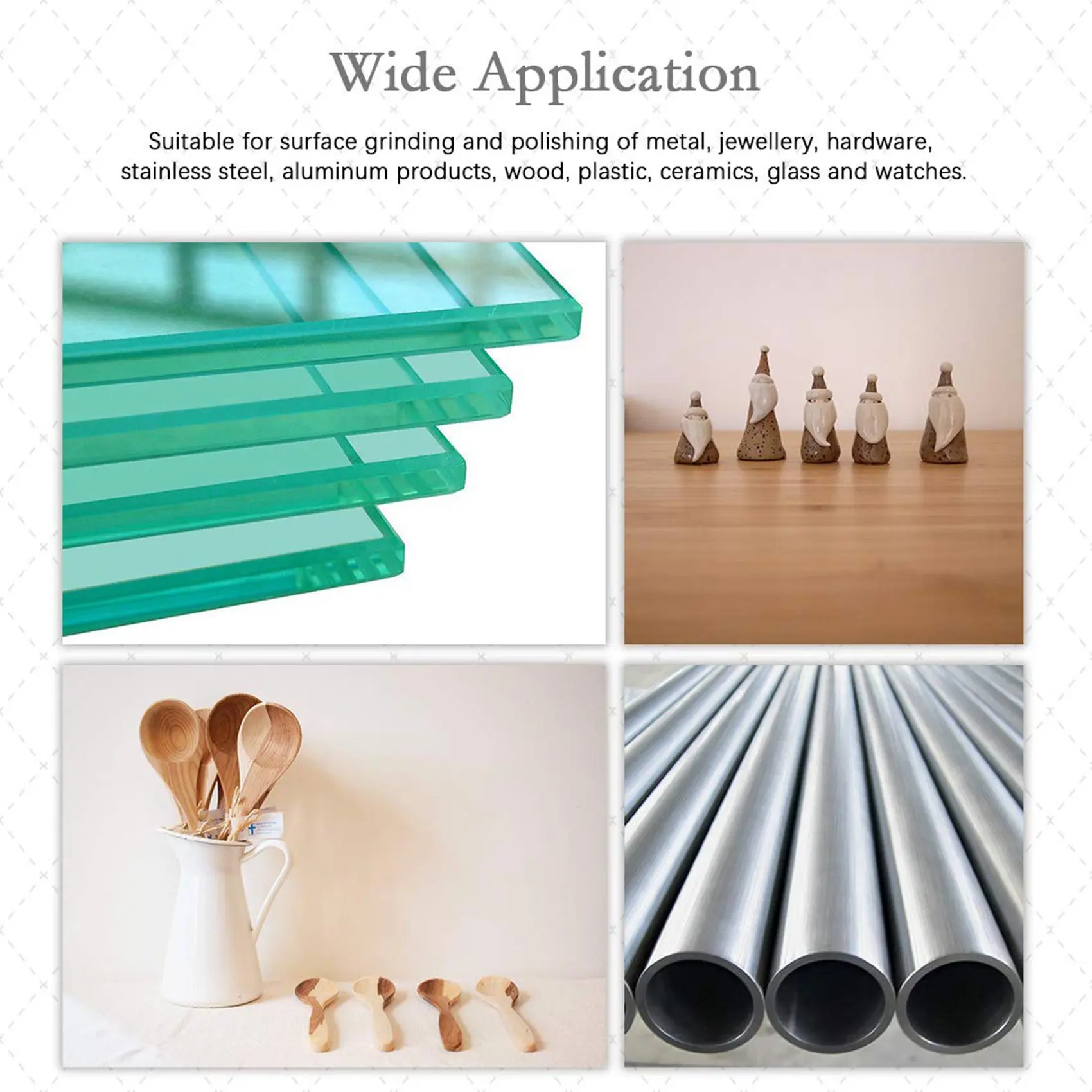 

ABVG-20 Pcs Buffing Pad Polishing Wheel Kits With 6Pcs Rouge Compound With 1/4 Inch Handle