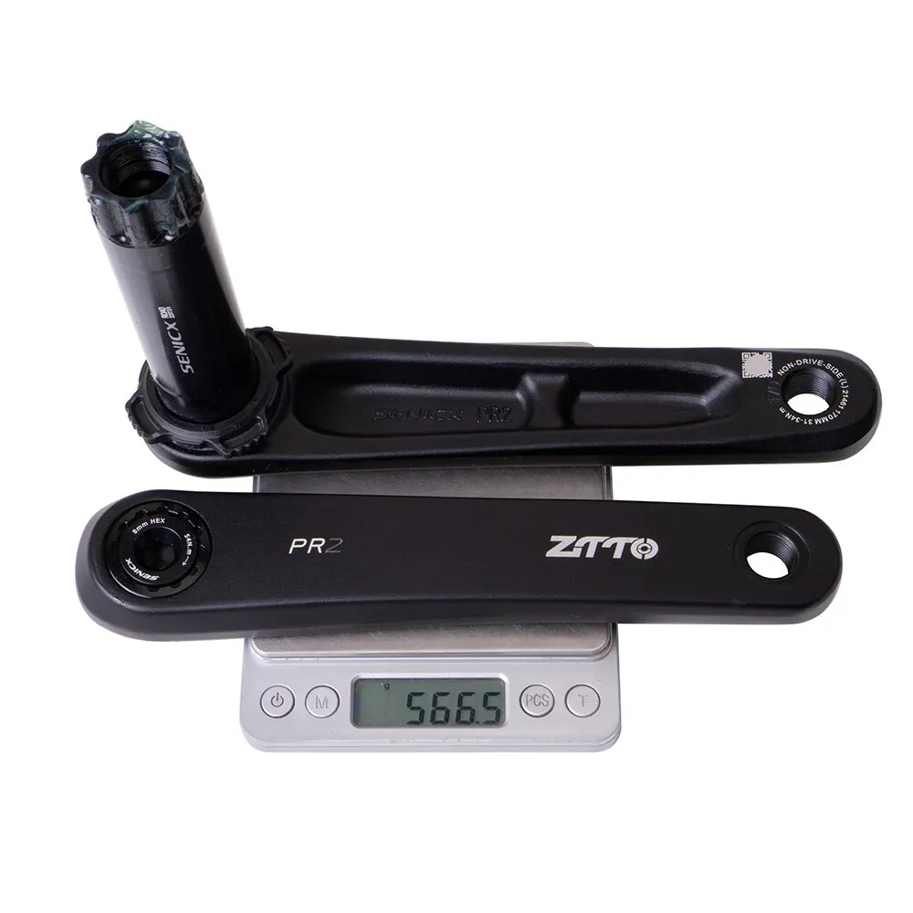 ZTTO X SENICX PR2 Road Bike Crank DUB Crankset 170 172.5 175mm CNC Double Adamant 29mm Shaft Aluminum Alloy Axle