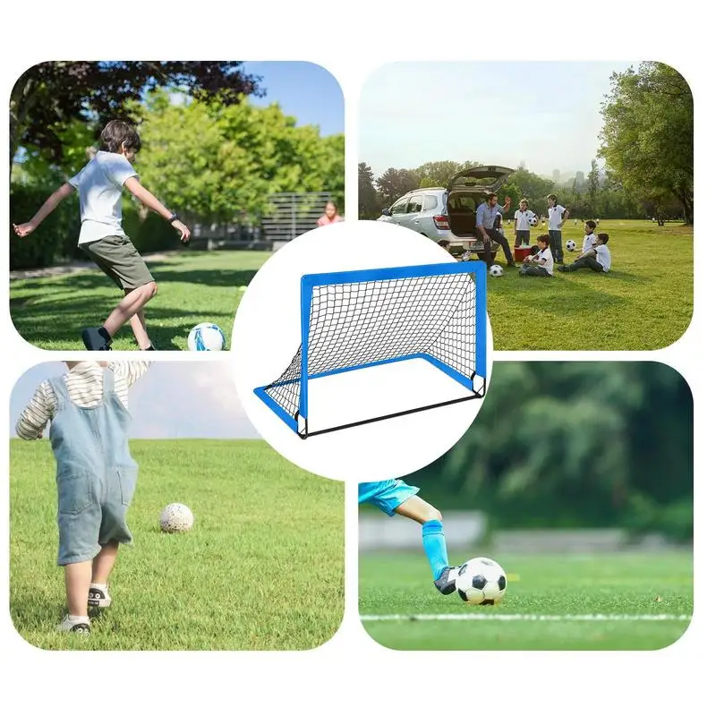 Petit short de but de football portable pour enfants, filet de football, entraînement de football pour les jeunes en bas âge, arrière-cour