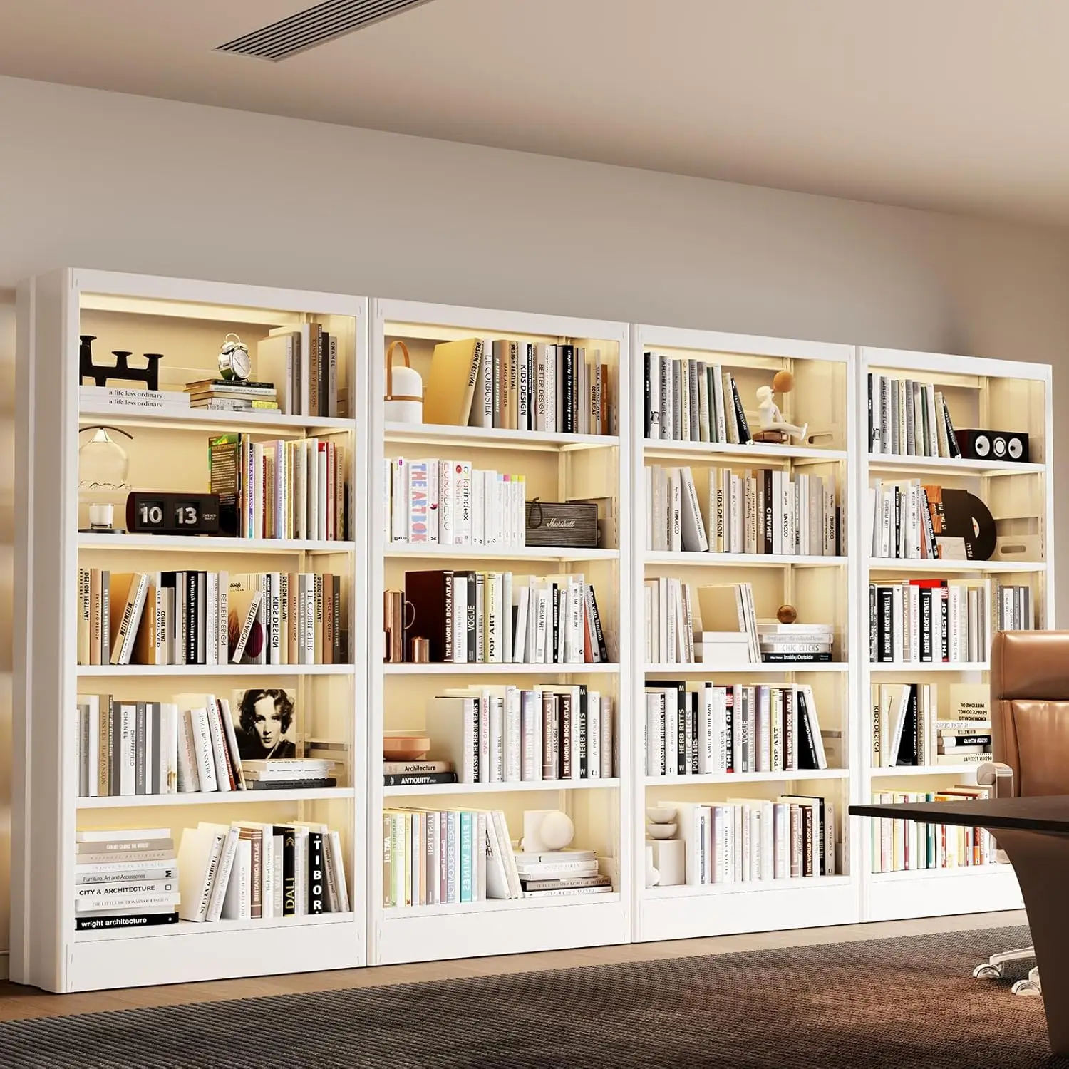 5 Katlı Beyaz Metal Kitaplık, - Bookshelf 5 Tier incelemesi ve fiyatı