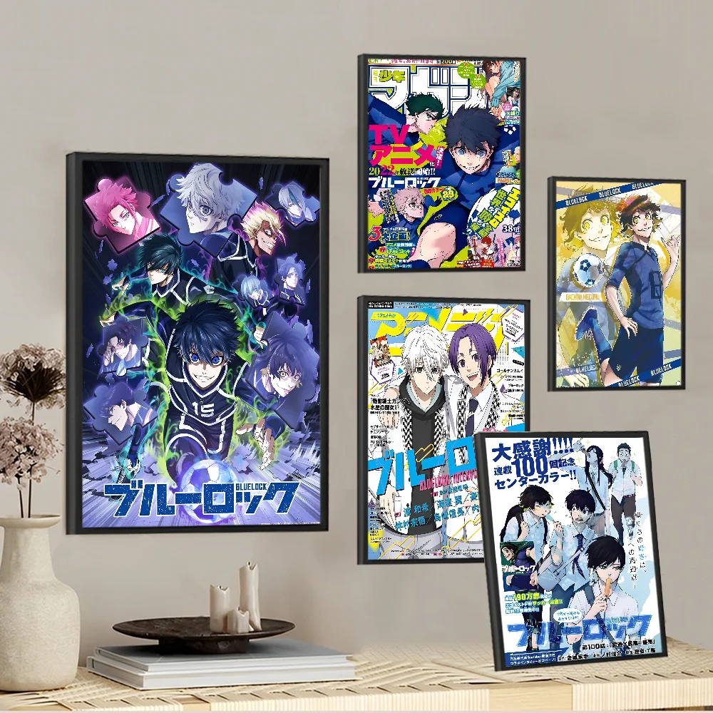 Blue Lock Anime Anime Posters Sticky Whitepaper Prints Posters Artwork Kawaii Room Decor