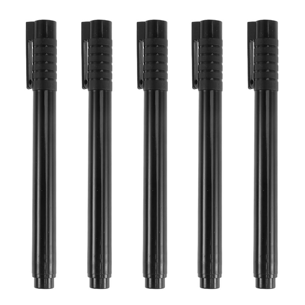

5pcs Money Pen Waterbased Marker Pen For Cash Currency Counterfeit Cash Tester Security Banknote Marker For Stores Markets