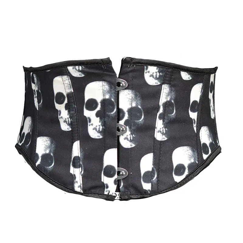 Skeleton Head Autumn New Short Waist Band 16cm 3 Fish Bone Support Cover Trainer Body Shaper Cincher for women