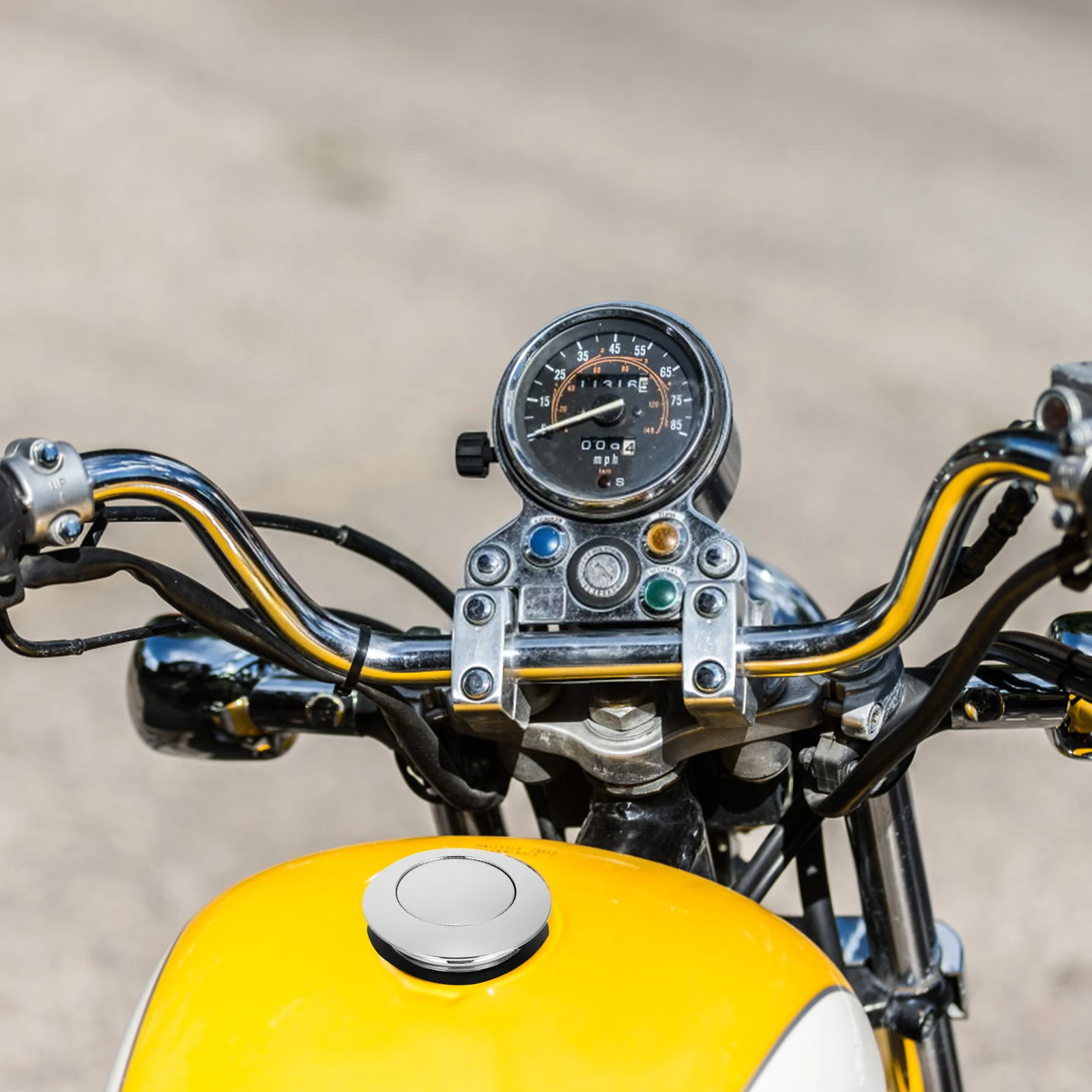 

Motorcycle Fuel Covers Metal Cap For Motorbike Steel Replacement Oil Lid Practical Pop Tank Covers Style