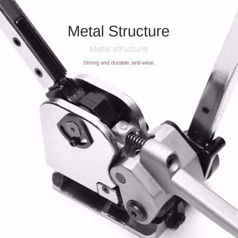 GD35 Buckle-free Manual Steel Strapping Machine Integrated Combination Tool Applicable For 13-19mm Steel Straps Packaging