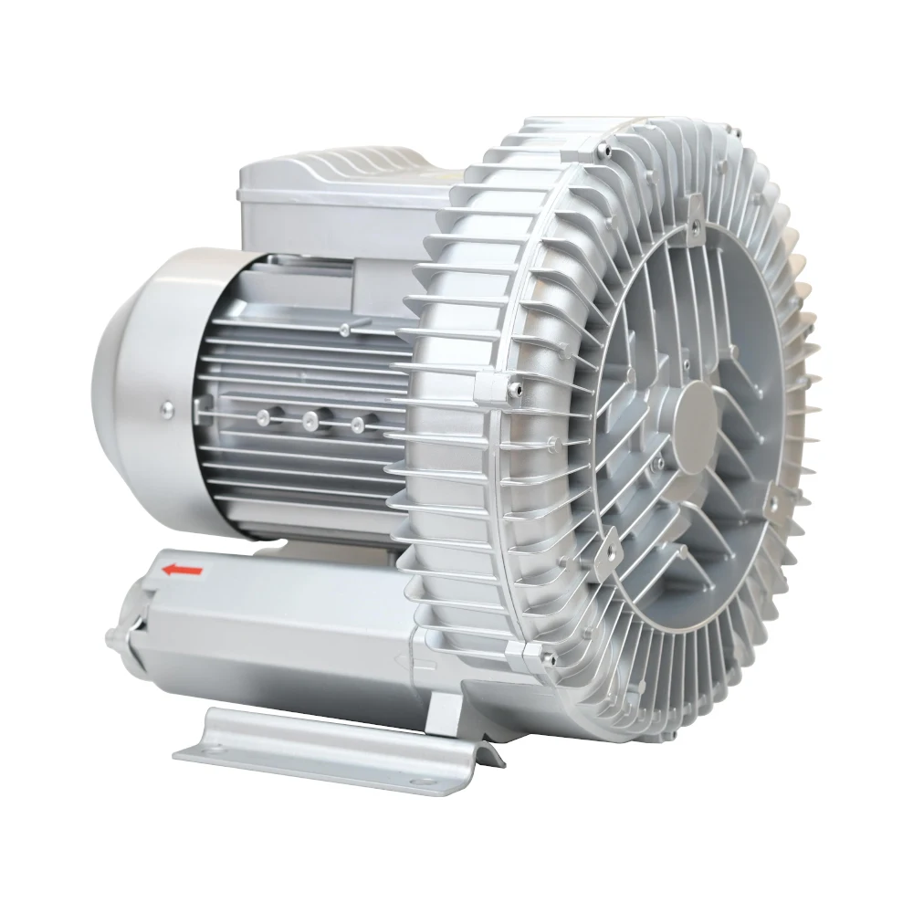 2.2KW 3HP Air Ring Blower Side Channel Vacuum Pump For Vacuum Packaging Fish Pond Aeration