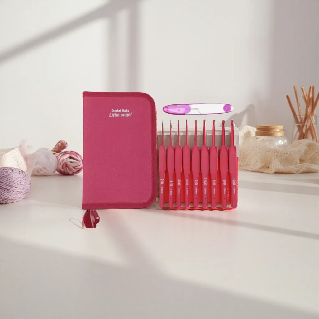 Soft Handle Crochet Hook Knitting Tool Set Hand-Knitting Bag Doll Material Package Crochet Wool Ball - Knitting Accessories view 2