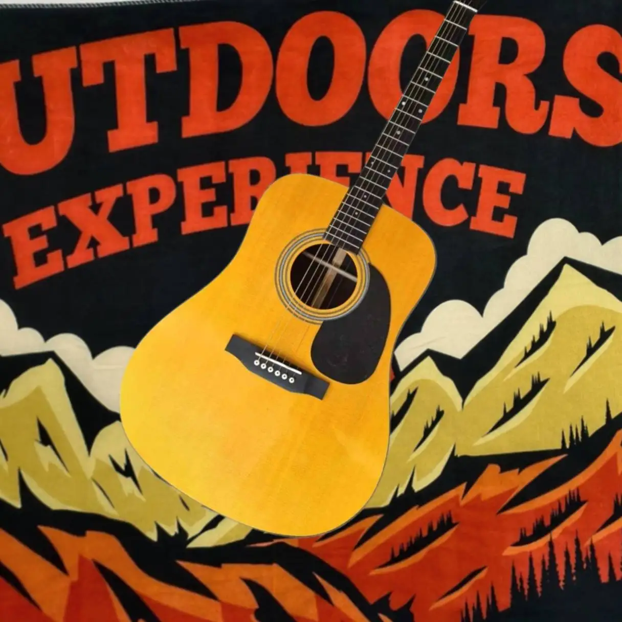 

D28 41 Inch Yellow Acoustic Guitar Solid Wood Ebony Fingerboard Yellow Gloss Fir Body Sound Clear Free Shipping Rock Practice