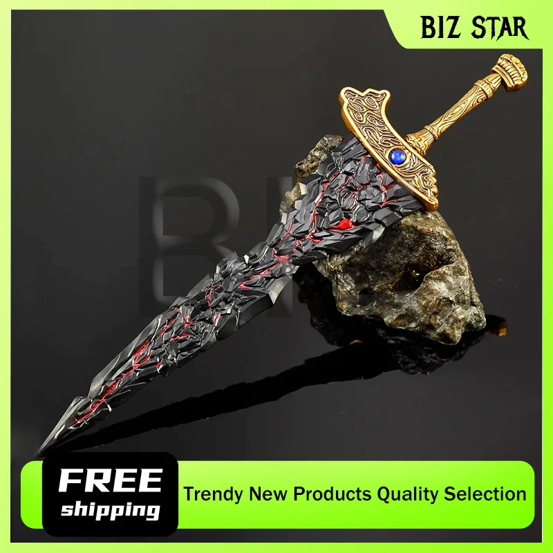 30cm/11.81in Eldenn Game Peripherals Maliketh's Black Blade Swords Weapon Model Collection Desktop Decoration Gifts Anime Toys