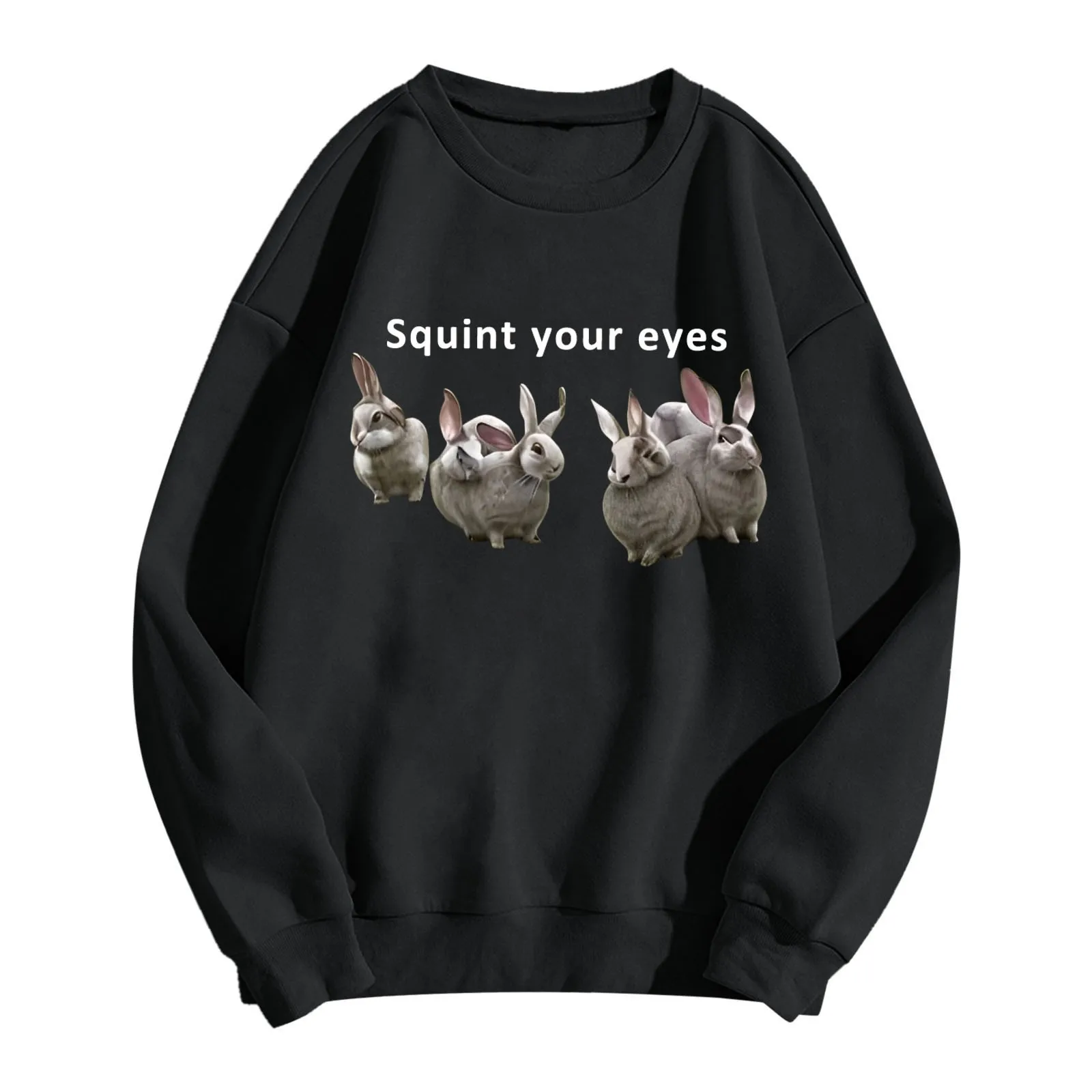 

Funny Printed Round Neck Pullover Autumn Winter Women Hoodies Sweatshirts sudaderas de pareja Sport Streetwear Clothing