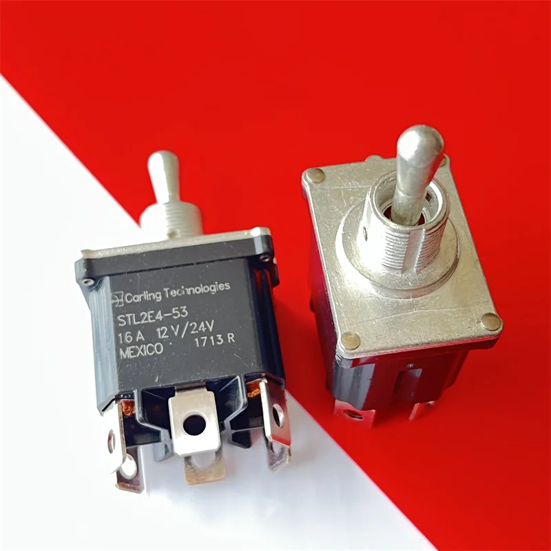 STL2E4-53 Imported CARLING 6-pin 3-gear dual reset switch, genuine,