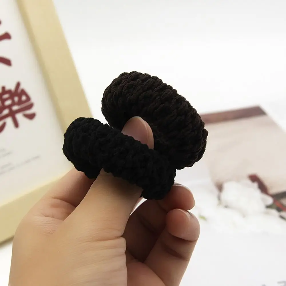 Cute Thickened Ponytail Hair Band High Stretch Hair Accessory Hair Ties Ropes Scrunchie Girls