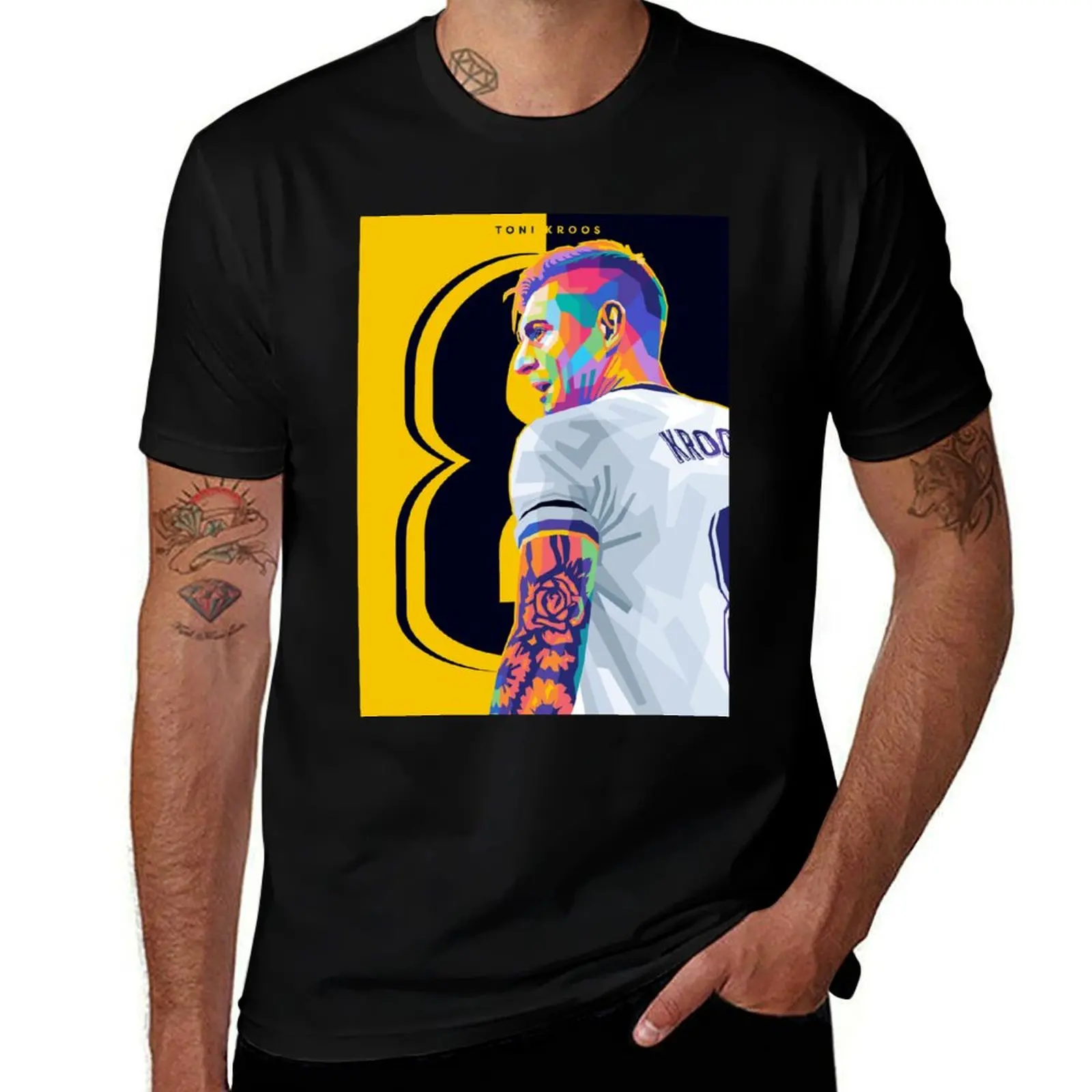 

Toni Kroos Wpap pop Art T-Shirt oversized graphic tee aesthetic clothes man clothes oversized t shirt mens fashion