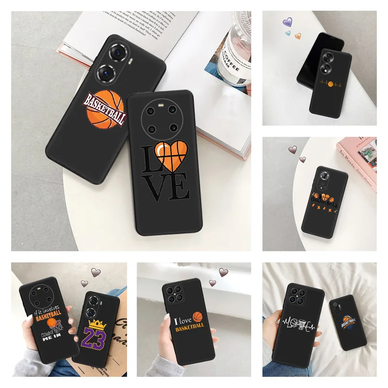 New Trend Phone Case For Pixel 8 7 6 7A 6A Honor 90 70 X6 X7 X8 X9A Magic5 Pro X6A 8X 23 Love Play Basketball Soft Back Cover