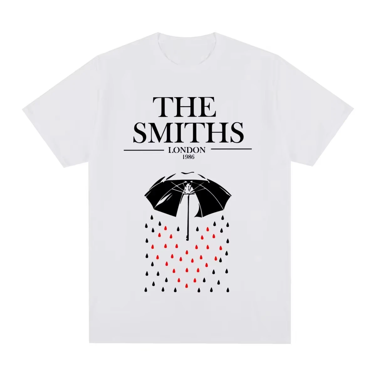 سميثز اللحوم القتل موريسي مارس 1985 الشرير روك باند تي شيرت تقليدي القطن الرجال المحملة النساء ملابس الشارع الشهير كبيرة الحجم عادية