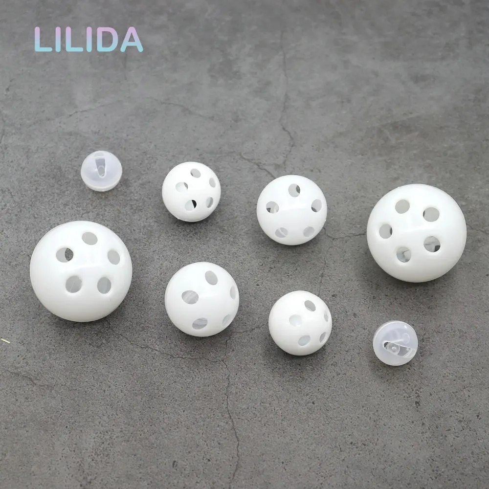 30/50/100pcs Plastic Rattle Bell Ball Squeaker Noise Generator Insert DIY Repair Fix Dog Toy Pet Accessories17/24/28/38mm