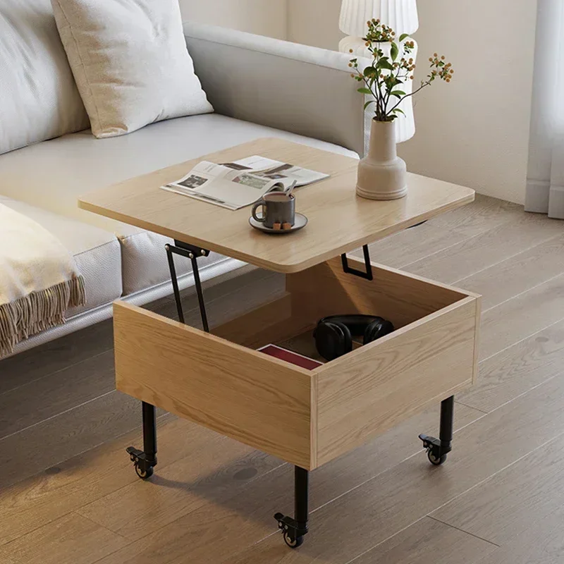 Nordic Coffee Table Small Books Lift Top Living Room Small Table Mobile Center Folding Meubles De Salon Living Room Furniture