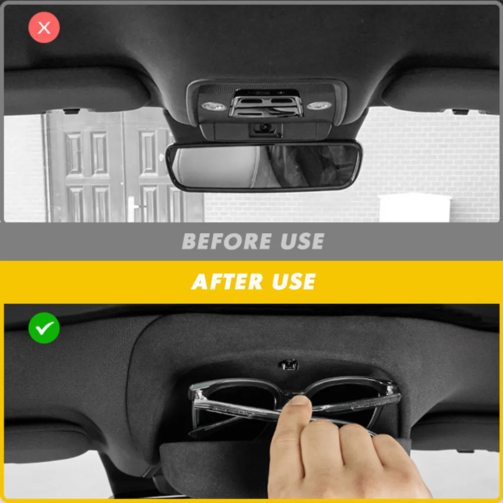 for BYD Seal Glasses Case ABS Flip Car Glasses Clip Sunglasses Storage Box Glasses Frame