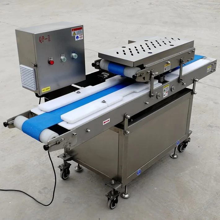 304 Stainless Steel Belt Conveyor Chicken Breast Filleting Machine Small Chicken Breast Horizontal Fresh Meat Slicer