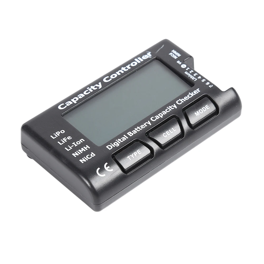 Digital Battery Capacity Checker Battery Capacity Controller Battery Capacity Tester for LiPo Li-ion NiMH Nicd Battery