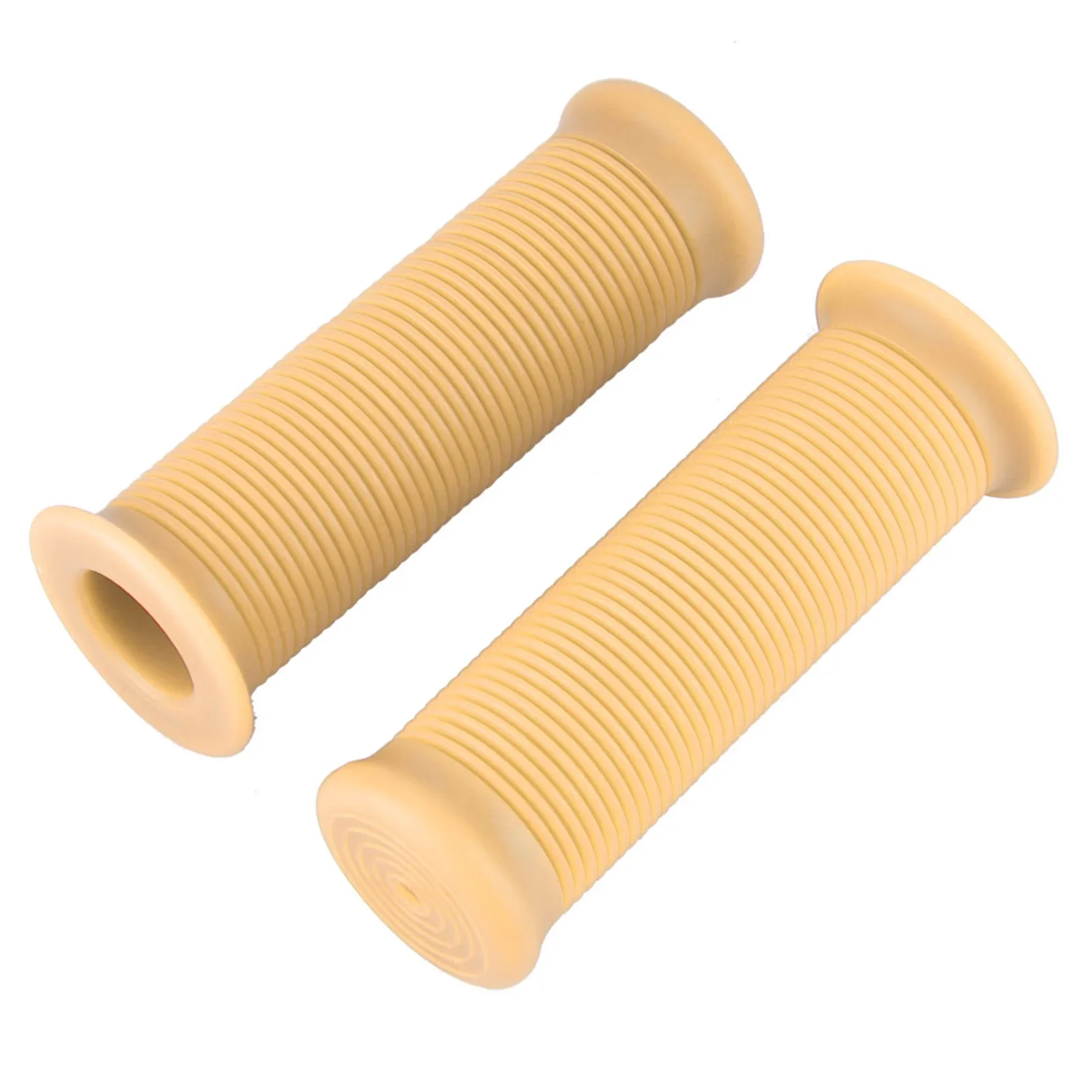 Pair Of 1inch 25mm/ 1.1inch 28mm Universal Motorcycle Vintage TPU Handle Handlebar Grip Black image 3