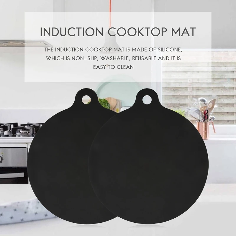 Imagem -02 - Almofada de Isolamento Térmico de Silicone Antiderrapante Reutilizável Cooktop Mat de Indução Cozinhando a Tampa Superior Esteira Isolada Termicamente Pcs