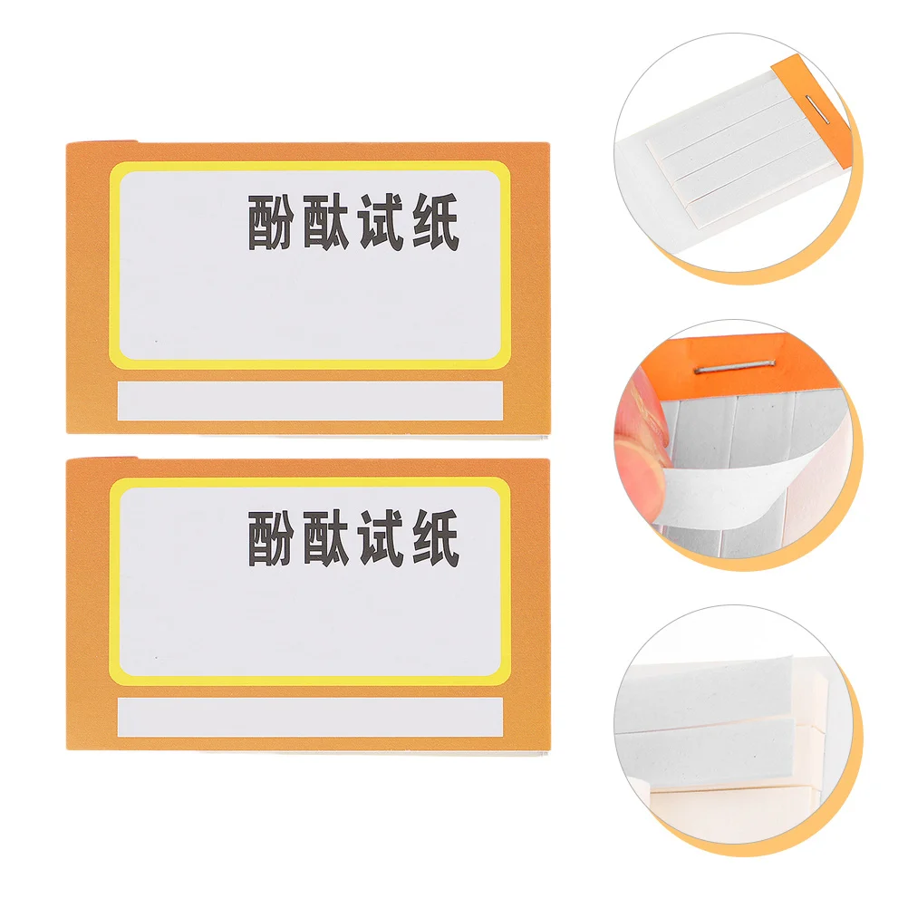 

6Pcs Phenothalin Test Papers Strips Indicator Chemistry Experiment Supplies Durable Lightweight Easy Operate Phenothalin Paper