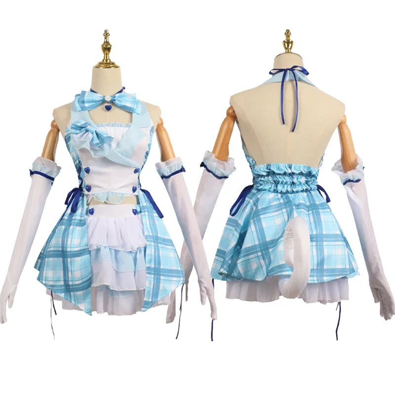 Anime NEKOPARA Cosplay Costume Chocola Vanilla Theatrical Catgirl Maid Dress Carnival Party Cat-girl Paradise Idol Lolita Outfit