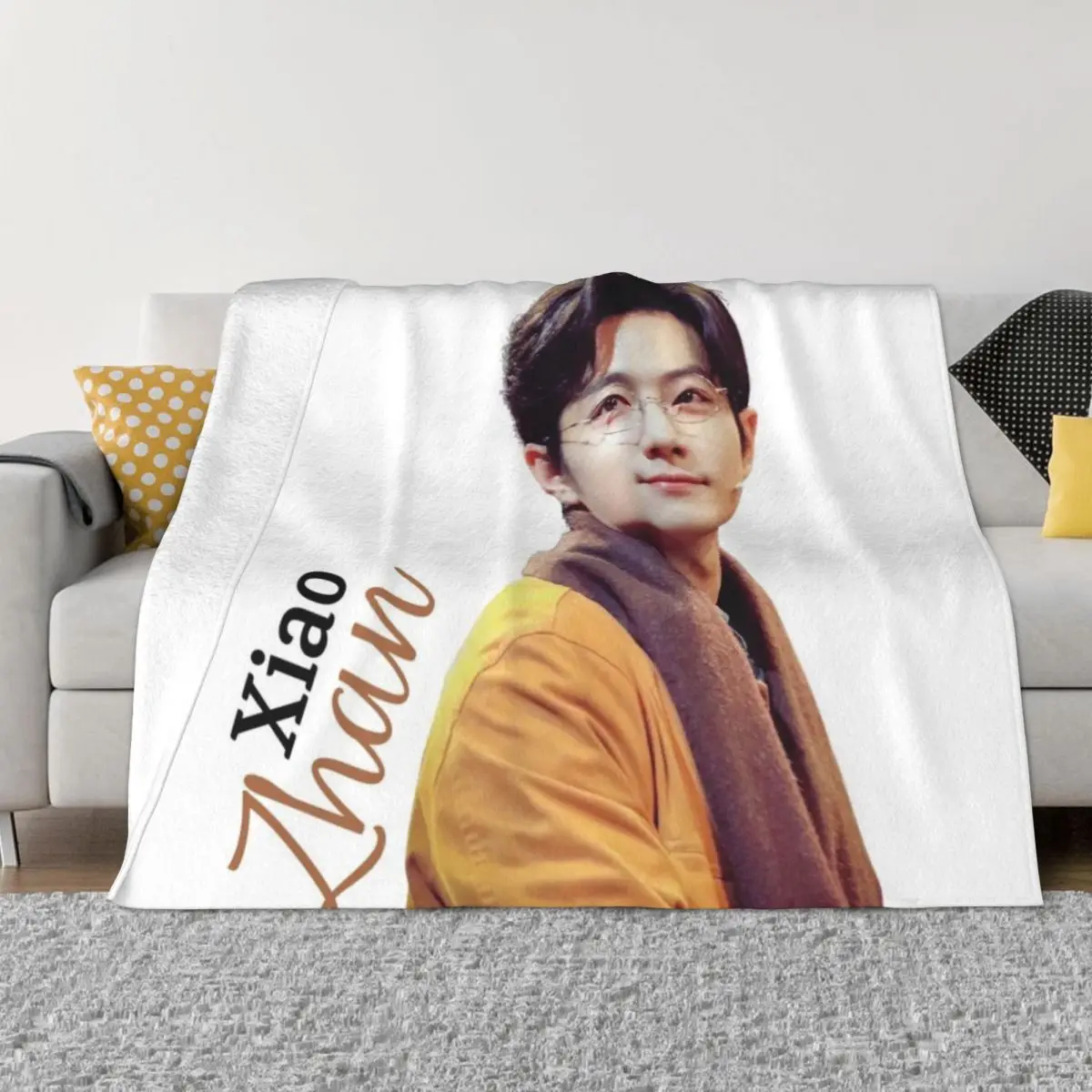 

Xiao Zhan Throw Blanket Heavy Blanket blankets and throws Blanket Luxury Furry Blankets