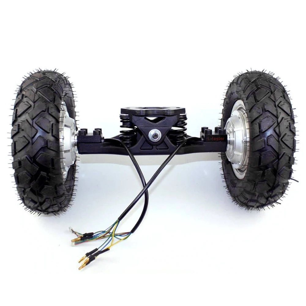 Off Road Skateboard Truck for Single Shaft Hub Wheel Mountain Board Spring Truck Compatible with Hoverboard Motor Wheel