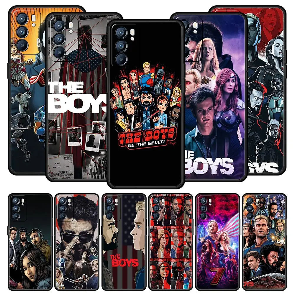 The Boys TV Series Case For OPPO A16 A15 A54 A53 A52 A9 2020 A74 A76 A95 A12 Reno7 SE Reno6 Z Find X5 Pro Plus 5G Phone Cover