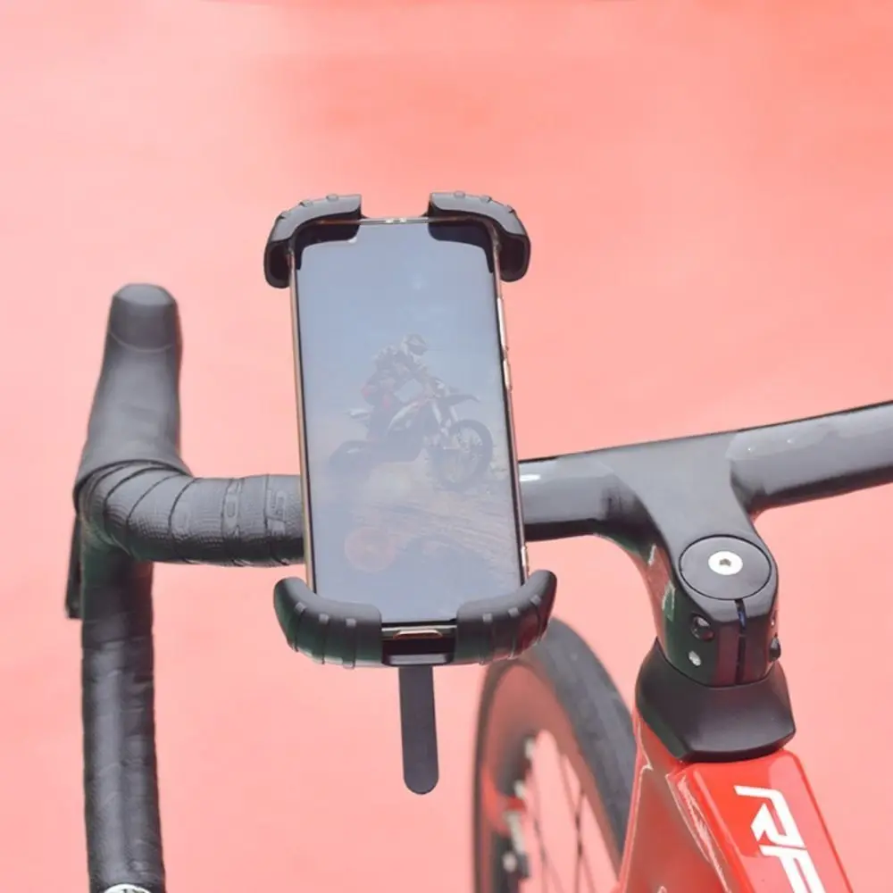 

360 Degrees Rotation Road Bike Phone Holder Adjustable Non-slip Bicycle Mobile Phone Stand Innovative for 4.7-7.2 inch Phone
