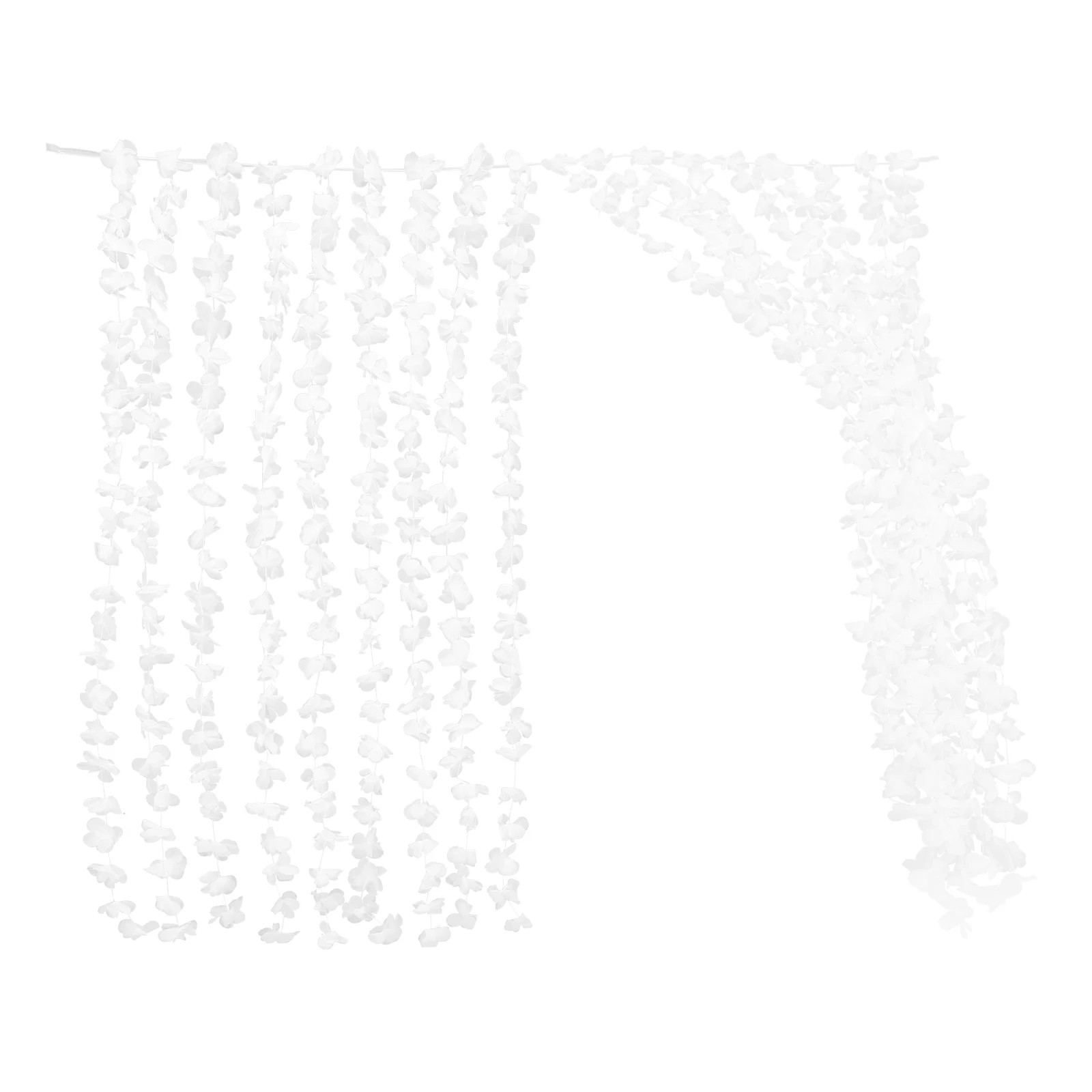 

White Flower Wall Backdrop For Weddings Hawaiian Parties Outdoor Events Artificial Flower Garland Drape Curtain Decoration Large