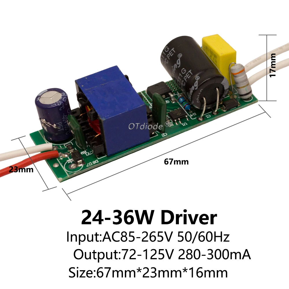 LED Driver 300mA 1W 3W 5W 7W 12W 18W 20W 25W 36W Lamp AC220V Constant Current Adapter Power Supply Lighting Transformers