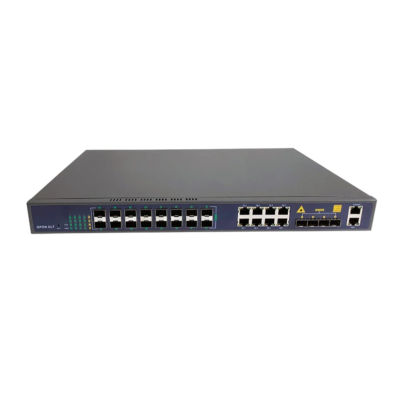 

ZC-P1016G 1U Height OLT with 16-GPON Port 8*GE(RJ45)+4*GE(SFP)/10GE(SFP+) Uplink 10G Network Switch