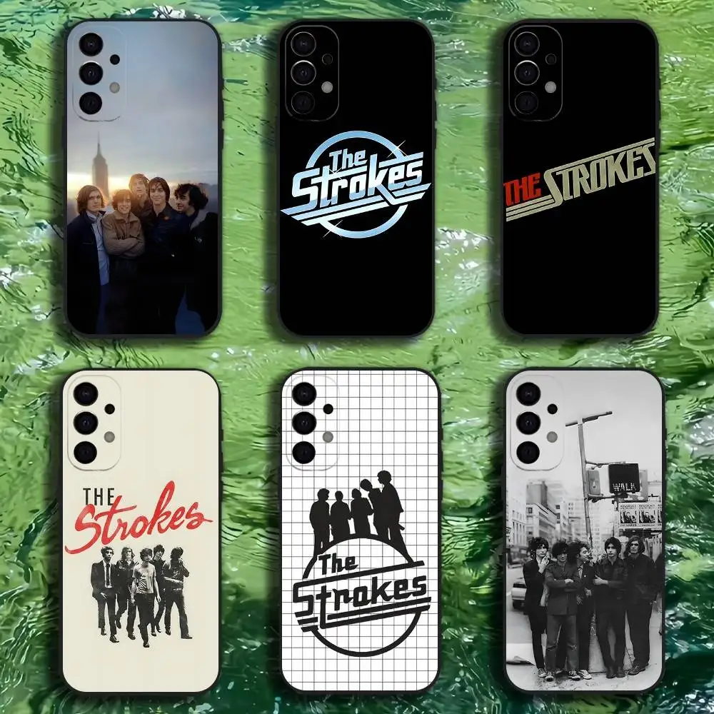 

Band The S-strokes Phone Case For Samsung S25,S24,S21,S22,S23,S30,Ultra,S20,Plus,Fe,Lite,Note,10,9,5G Black Cover