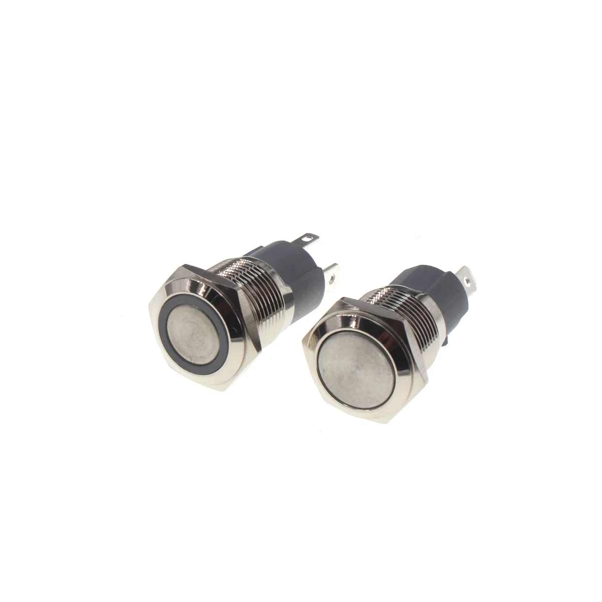 20A high current metal button 16/19/22MM self-locking reset LED with light power switch high power button