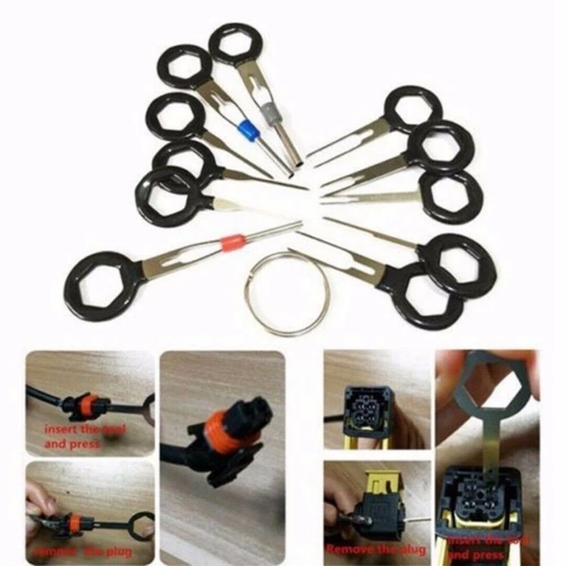 Automotive Tools 52Pcs Car Terminal Removal Tool Kit Wire Connector Pin Release Extractor Puller